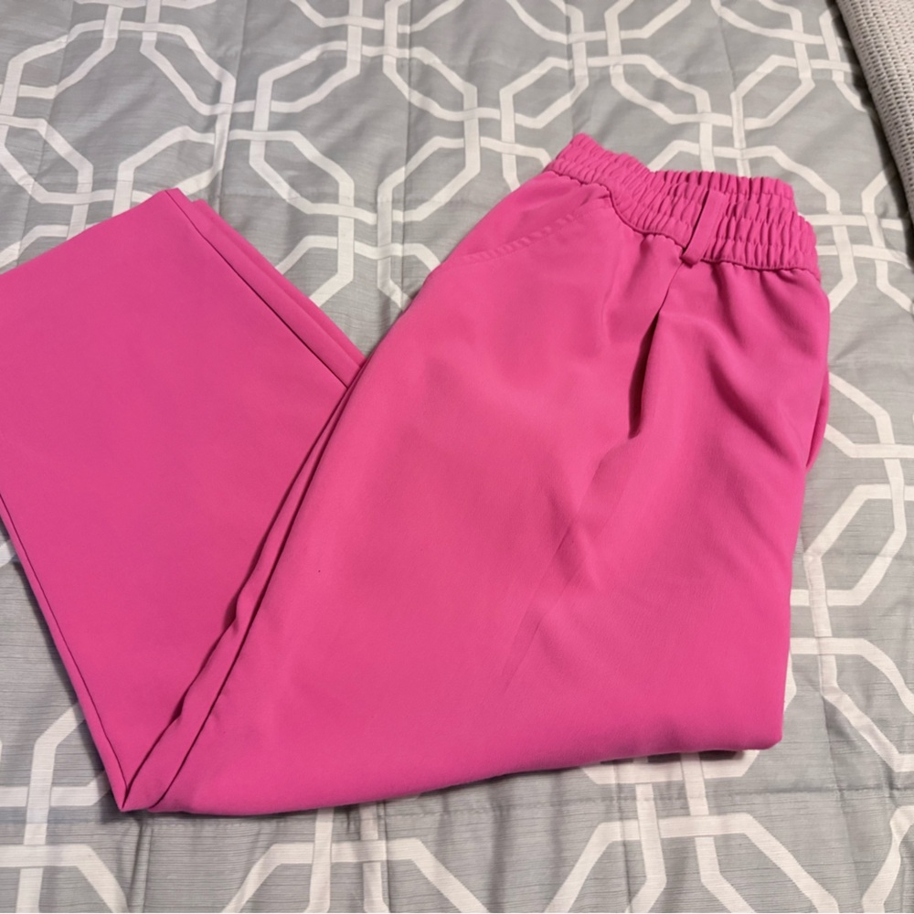 Vibrant Pink Pull on Trousers
